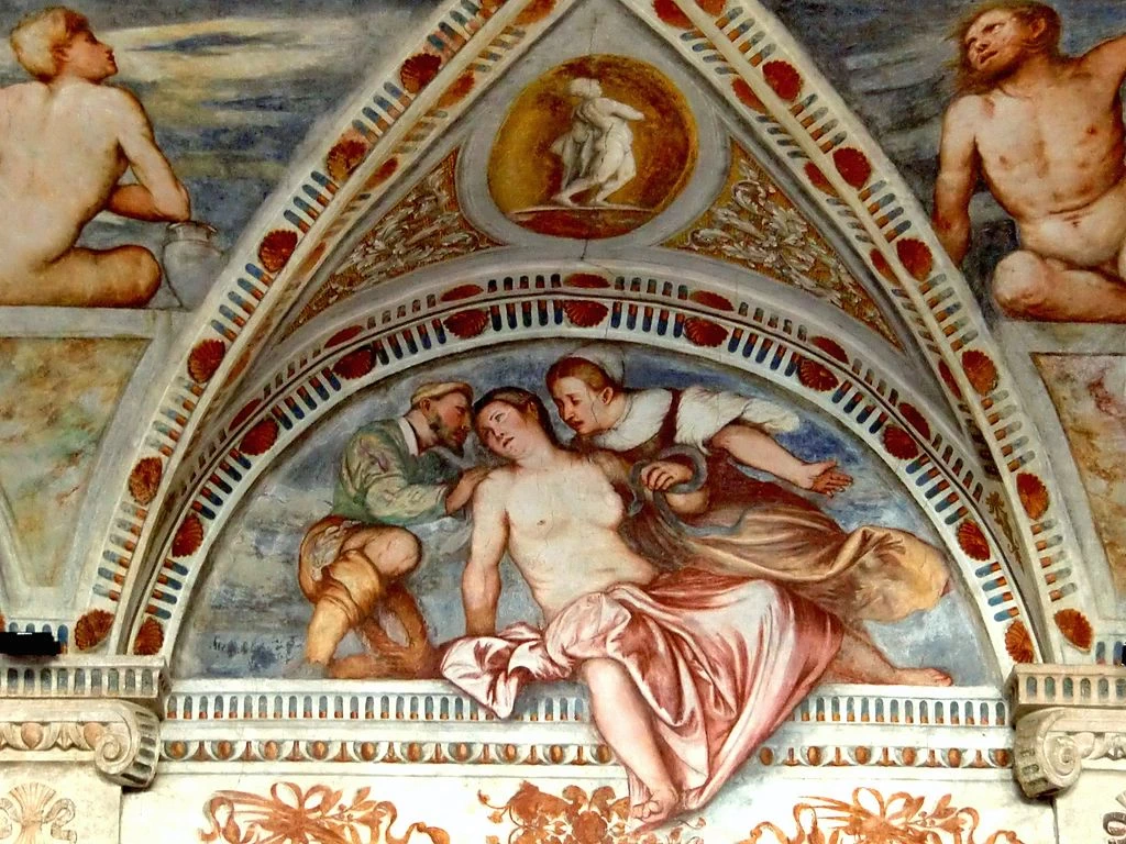 Il Romanino-73-Suicidio di Cleopatra-Castello di Belgioioso